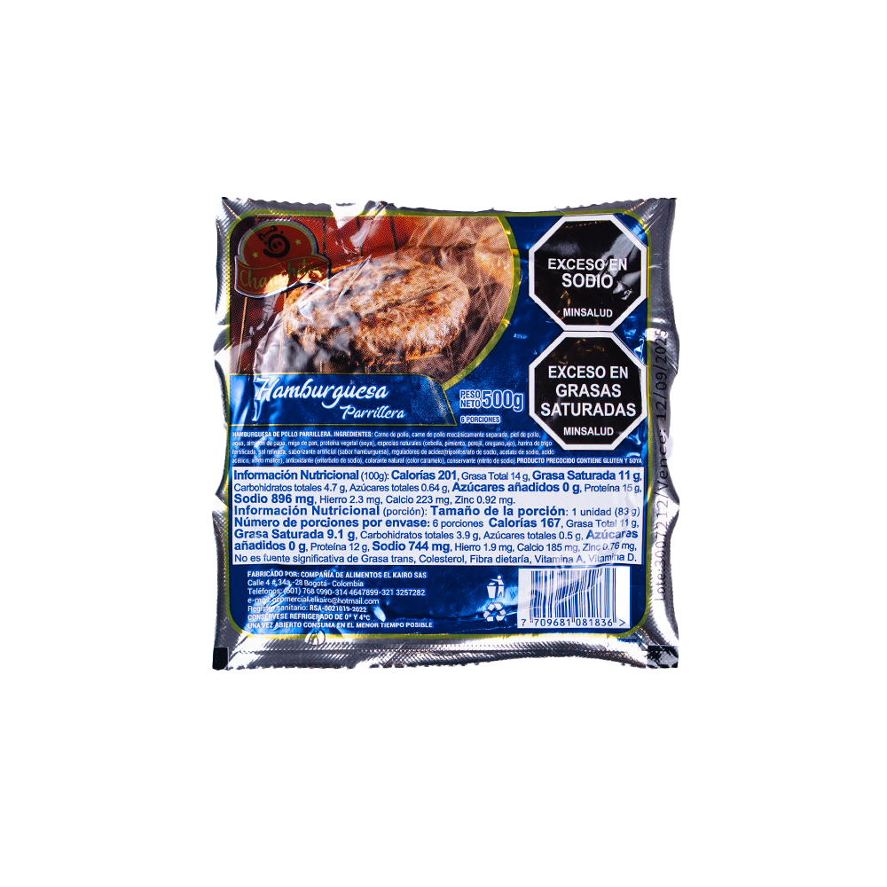 Hamburguesa x6 unidades